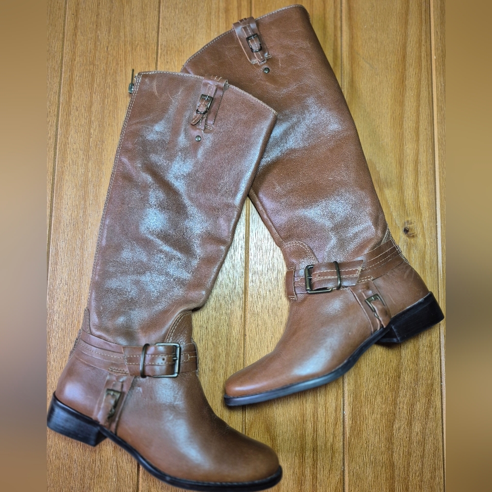 Matisse 'Flashback' Leather Riding‎ Boots - Size 6.5